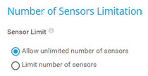 Number of Sensors Limitation