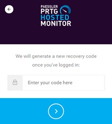 Enter Recovery Code